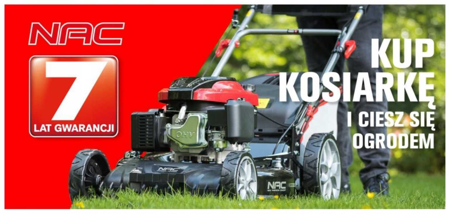 Kosiarka spalinowa z koszem NAC silnik Honda 202 cm³ - wysyłka gratis