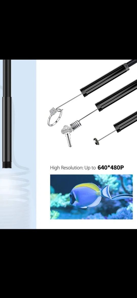 USB камера эндоскоп 1.5м к телефону и ПК !!!