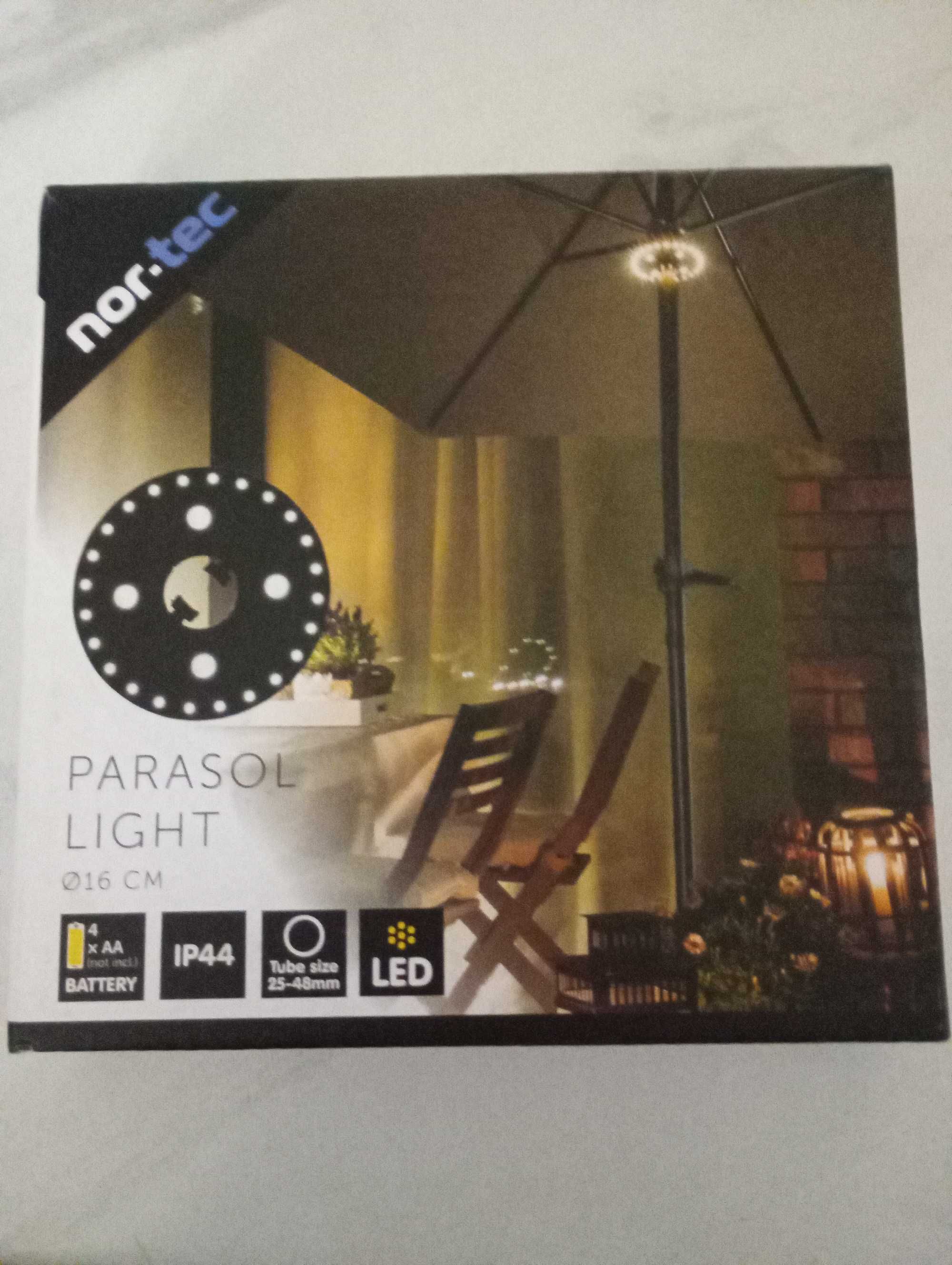 Lampka pod parasol na baterie