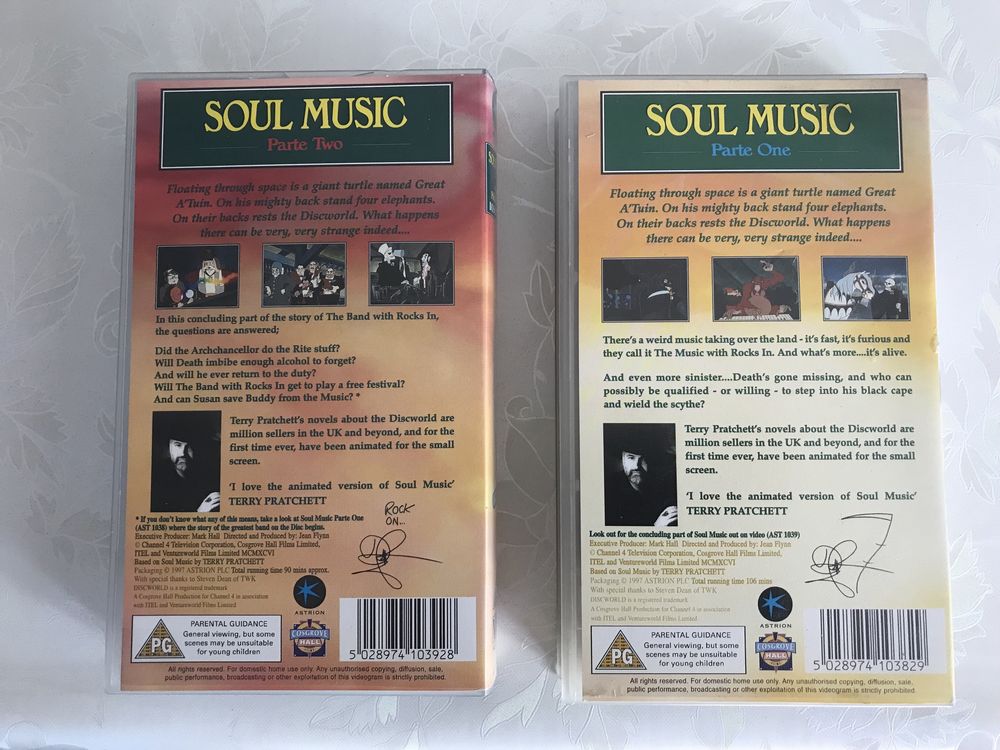 Świat Dysku DiscWorld - Soul Music - 2 kasety VHS (Terry Pratchett)