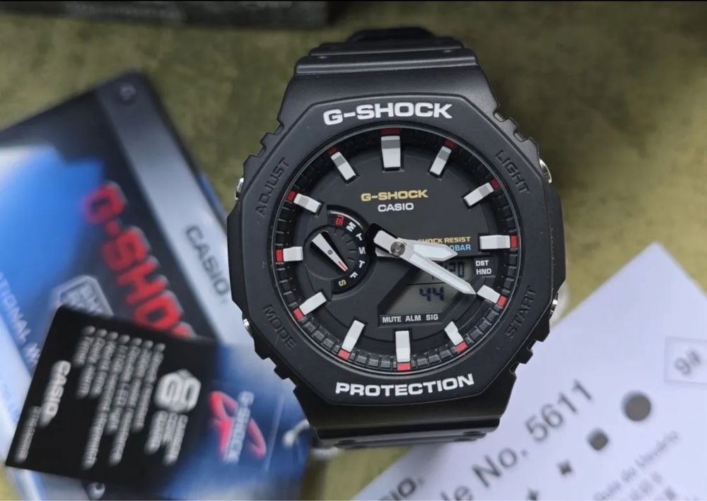Оригинальные мужские часы Casio G-Shock GA-2100RL-1A.