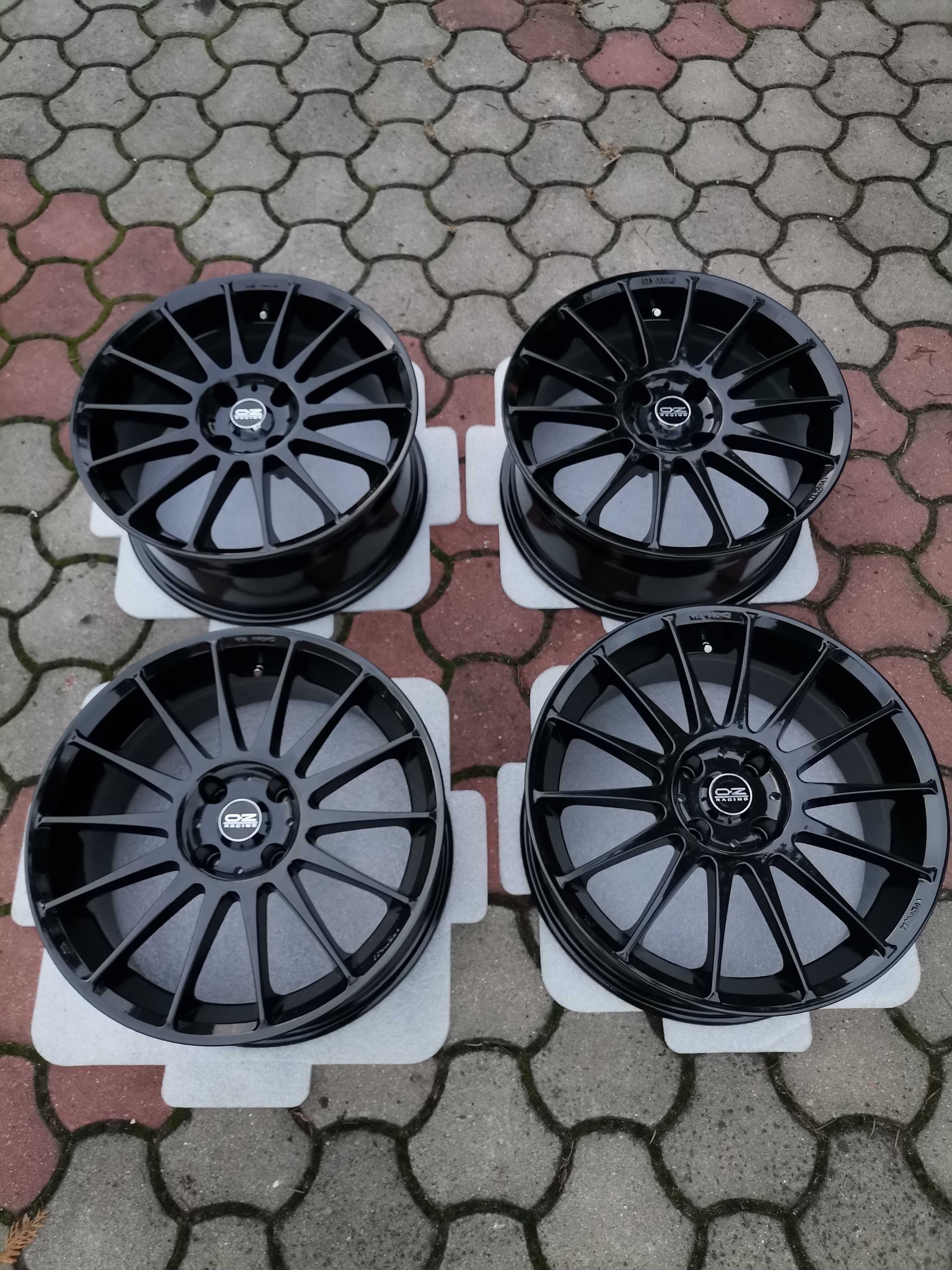 17'' Oz 4x108 Pegout Citroën Ford Czarny fortepian Śliczne.