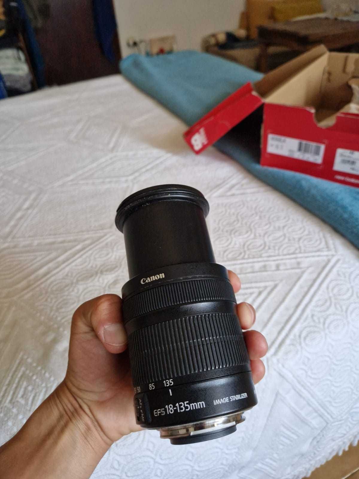 Objectiva Canon lente 18-135mm 3.5 - 5.6 STM