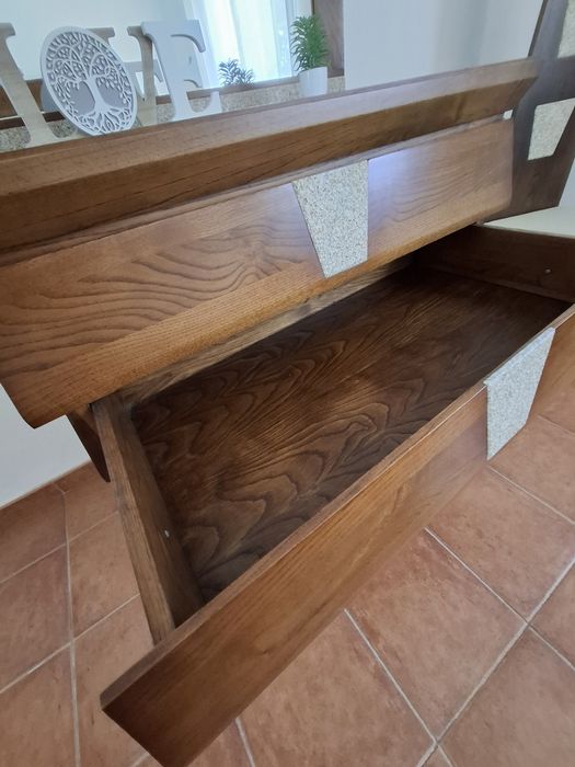 Quarto de carvalho maciço