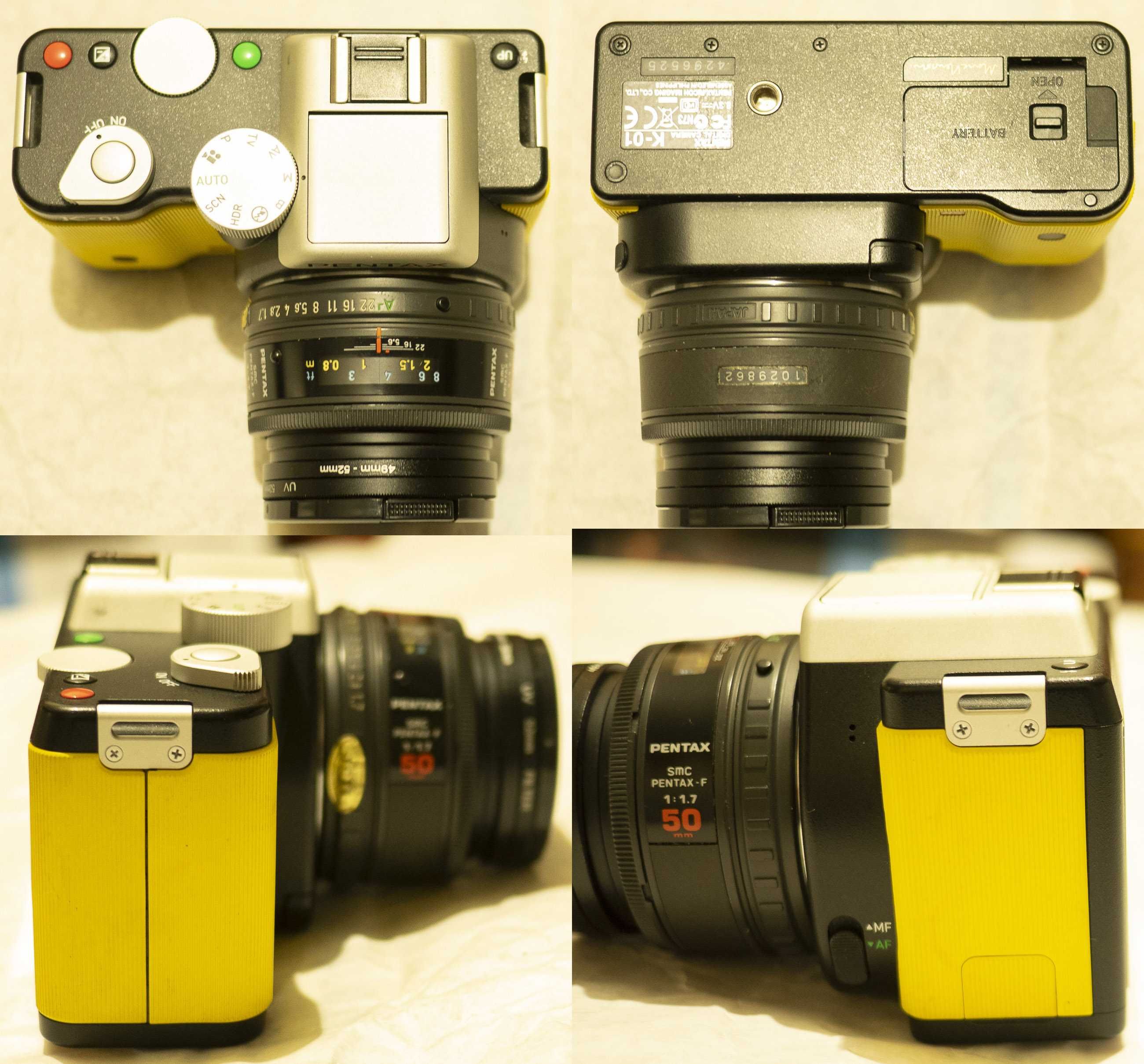 Бездзеркалка Pentax K-01 APS-C 16Mp камера