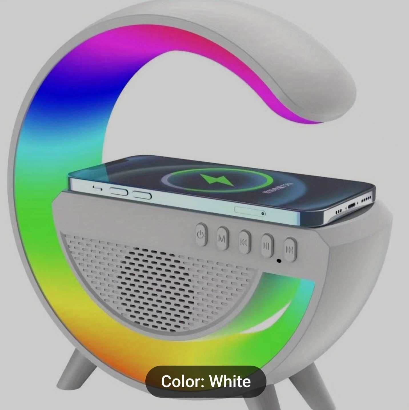 Carregador wireless/coluna Bluetooth