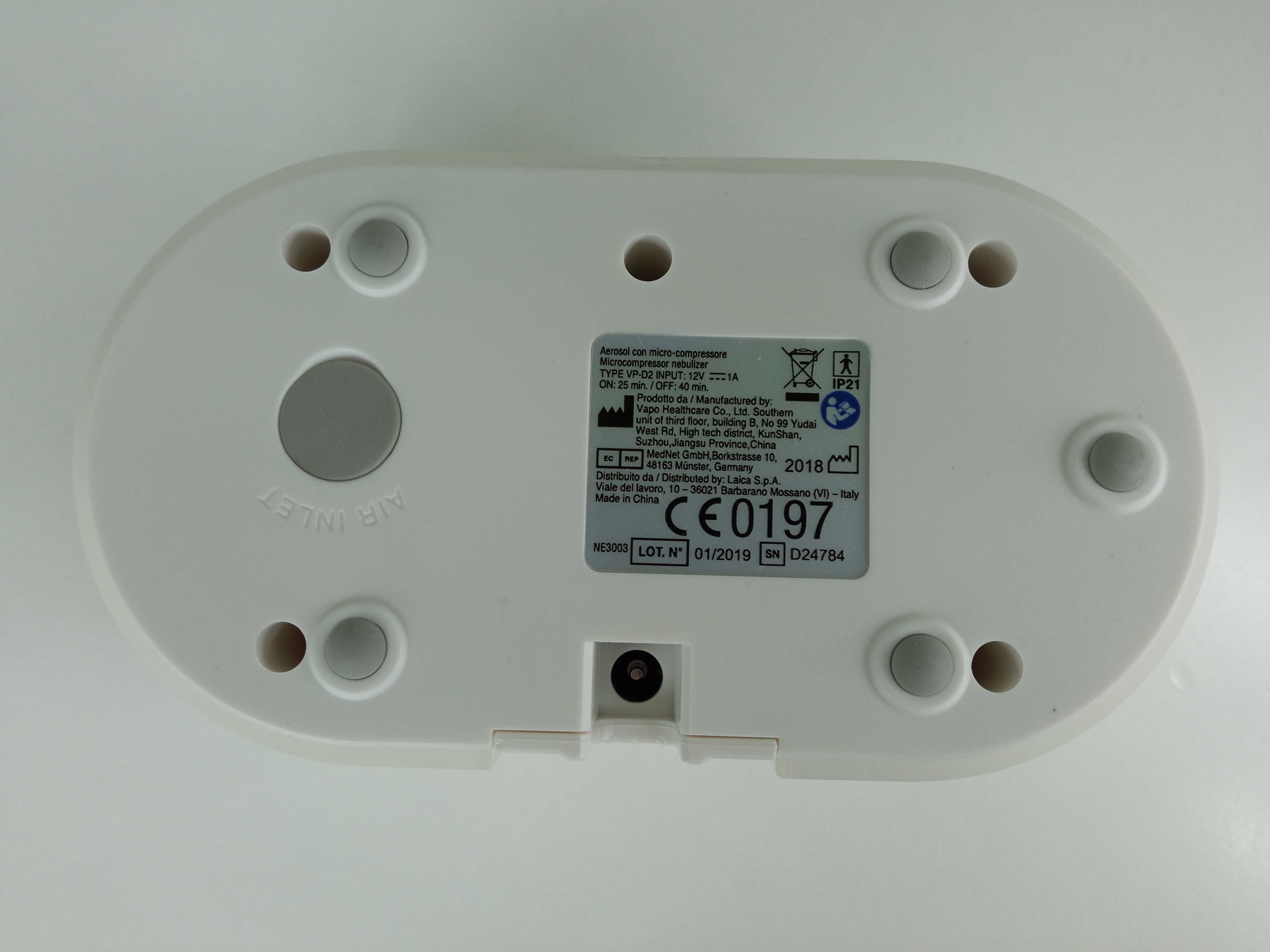 Inhalator tłokowy Laica NE3003 z Akcesoriami dla Dzieci i Dorosłych