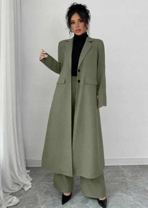 Komplet L khaki nowy