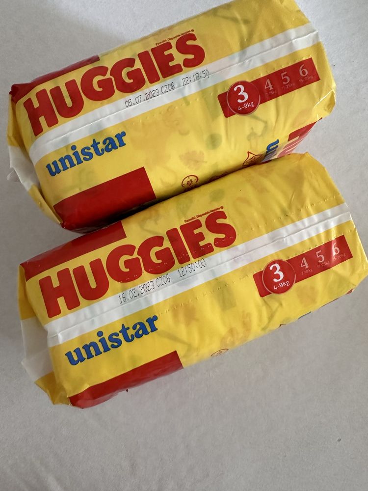 Підгузки Huggis unistar midi 3 (4-9кг)