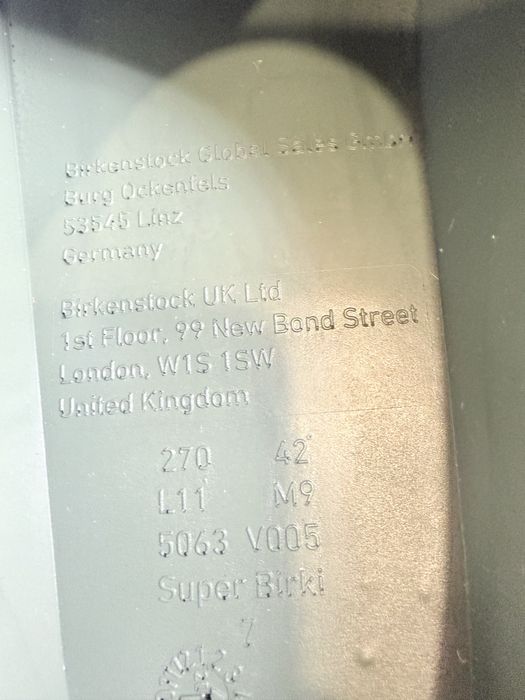 Оригінал тапки birkenstock size 42 27 см стан нових