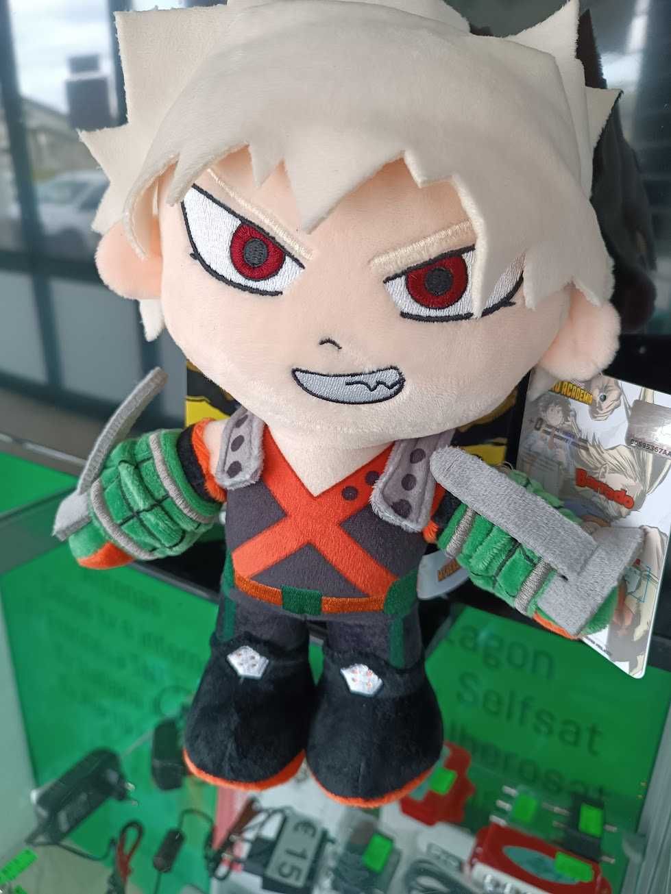 Novidade:Peluche My Hero Academia Bakugo 29cm