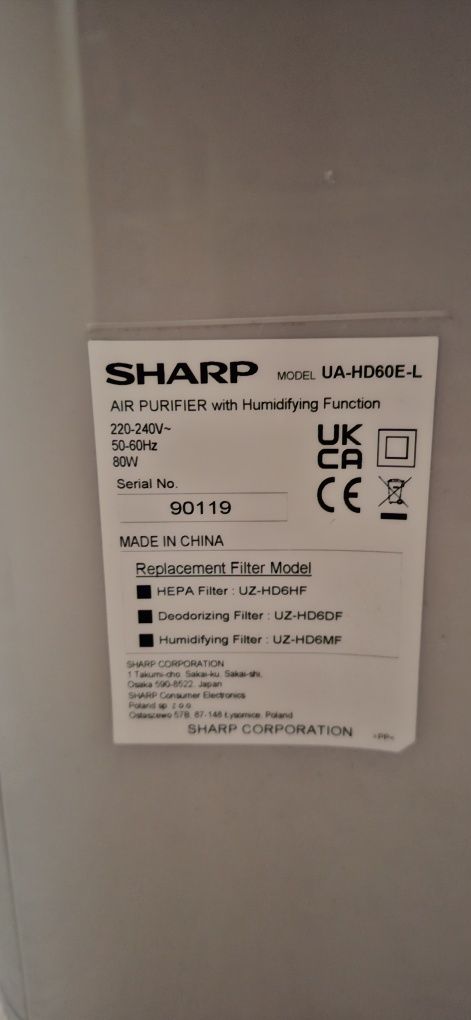 sharp ua-hd60e-l