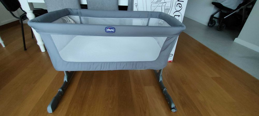 Chicco Next2me Essential, łóżeczko, Stone+2 prześcieradła