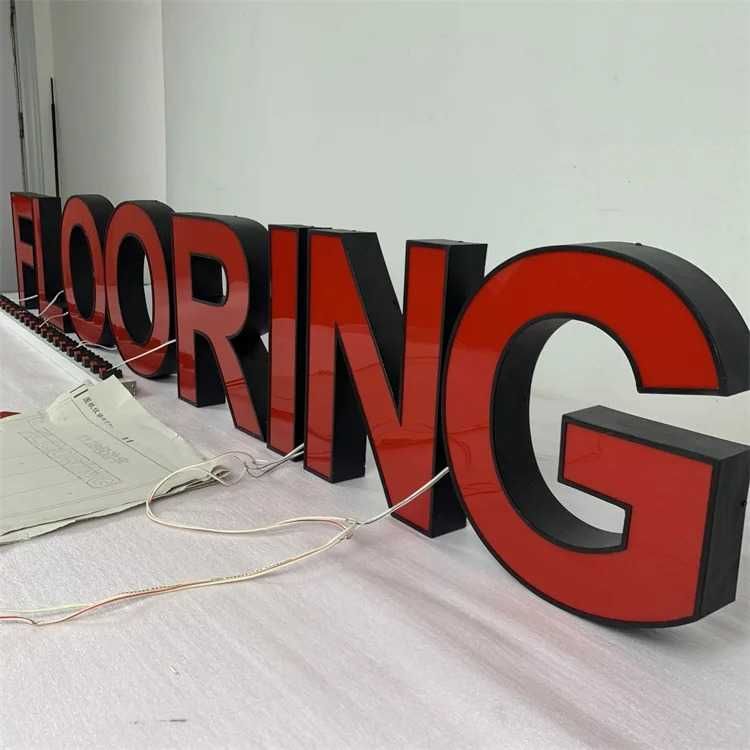 Letras Caixa de Luz -Monobloco-Reclames Luminos Personalizados Premium