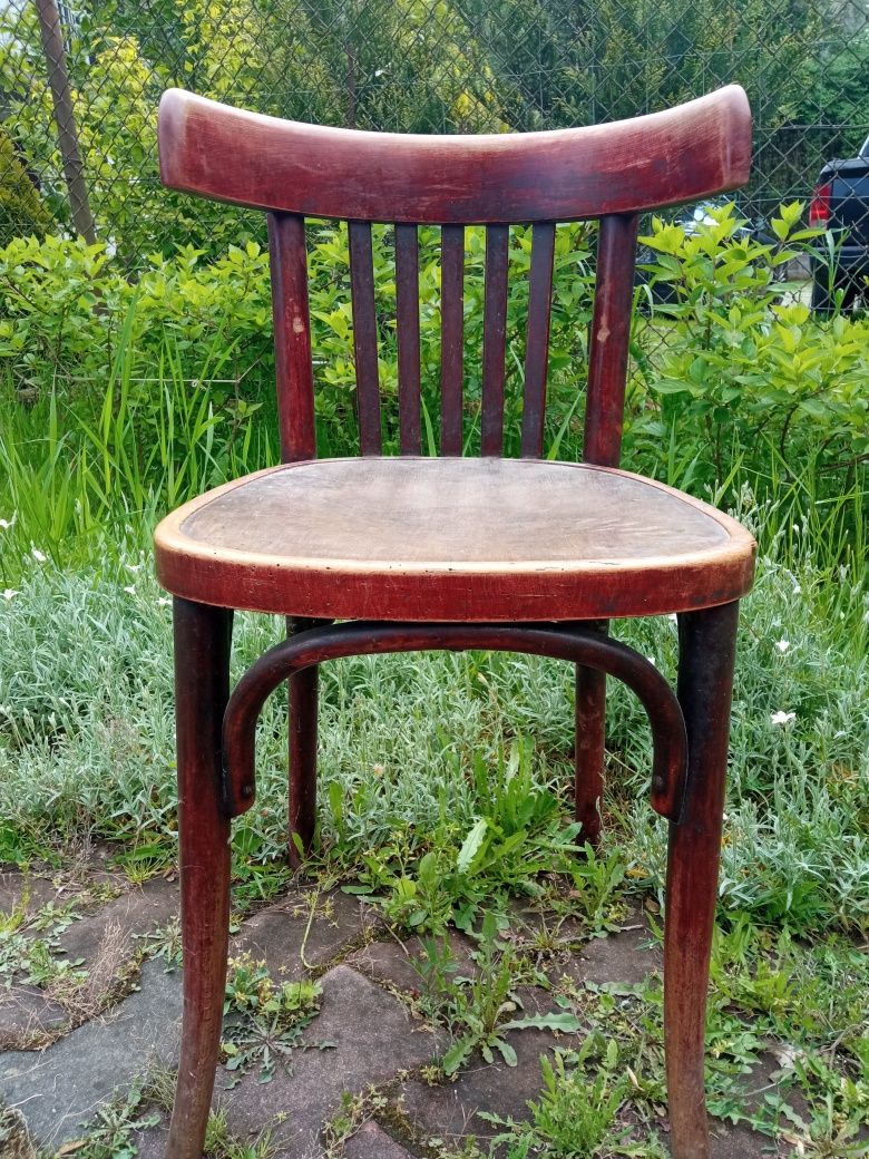 Krzesło gięte drewniane vintage