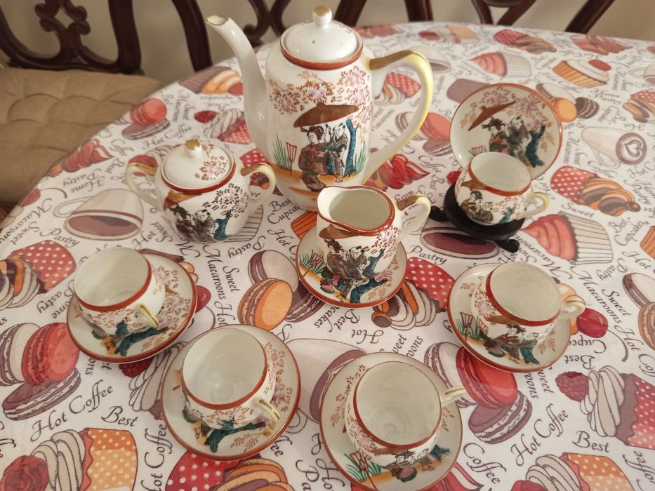 Serviço de café casquinha ovo