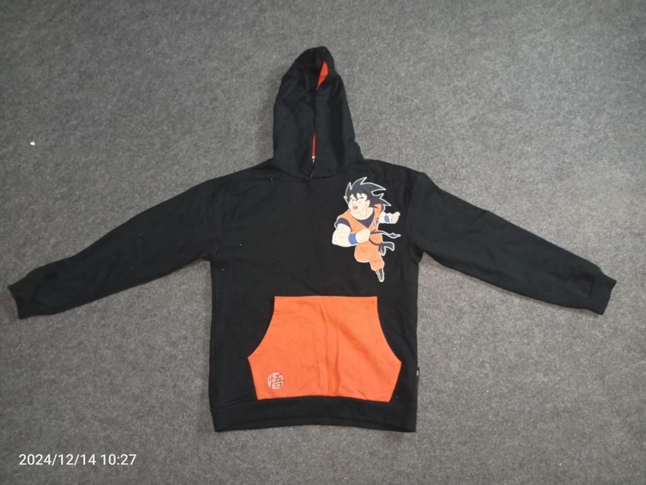 Bluza Dragon Ball rozmiar 158/164, wymiary na zdjęciu