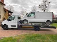 Wynajem Pomoc Drogowa, auto-laweta, renault master 2017r, moc 165KM,