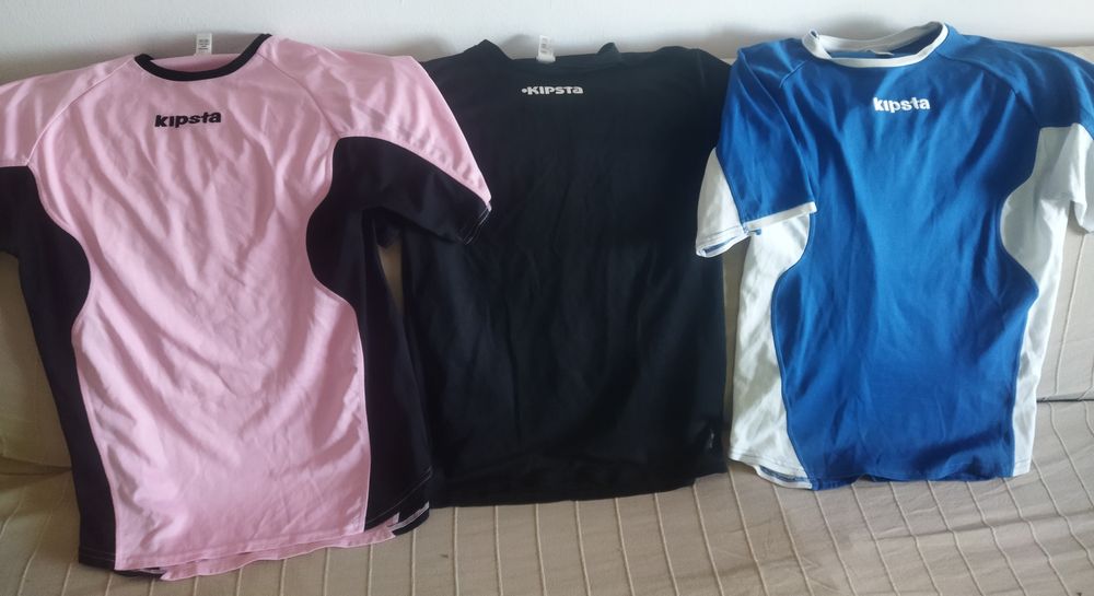 T-shirts de futebol Kipsta