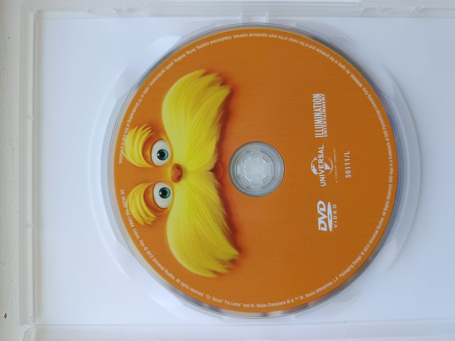DVD lorax.      .