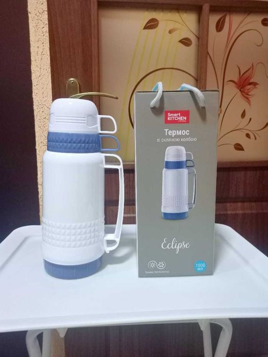 Термос. 1 літр. Скляна колба