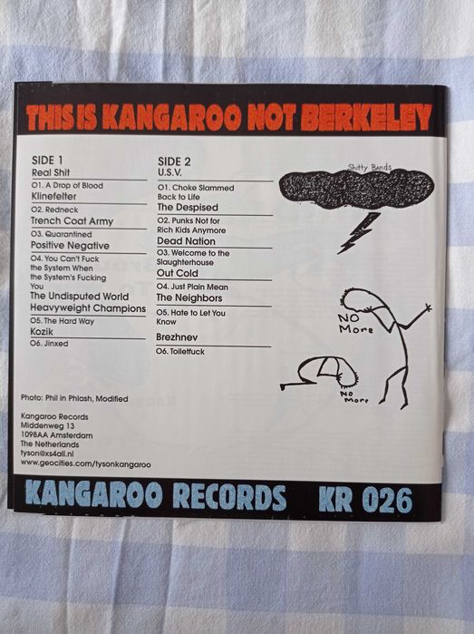 Vários – This Is Kangaroo Not Berkeley 7" (Neart Mint)