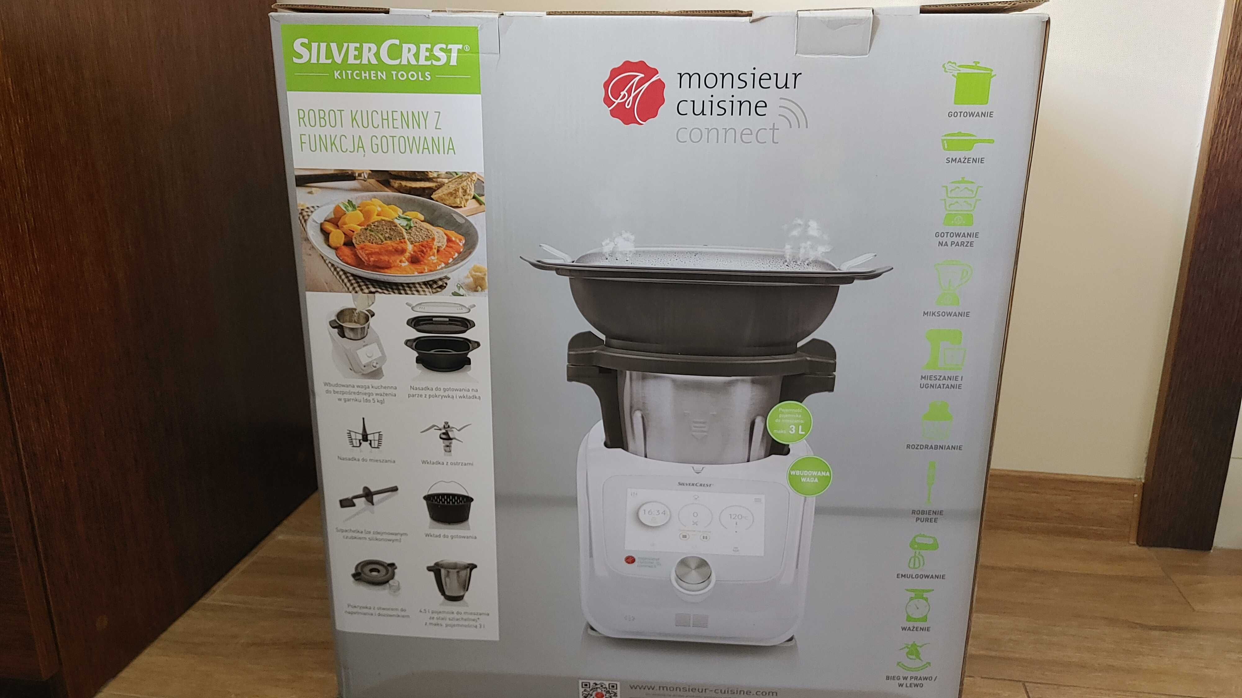 Robot kuchenny monsieur cuisine connect Silver Crest NOWY