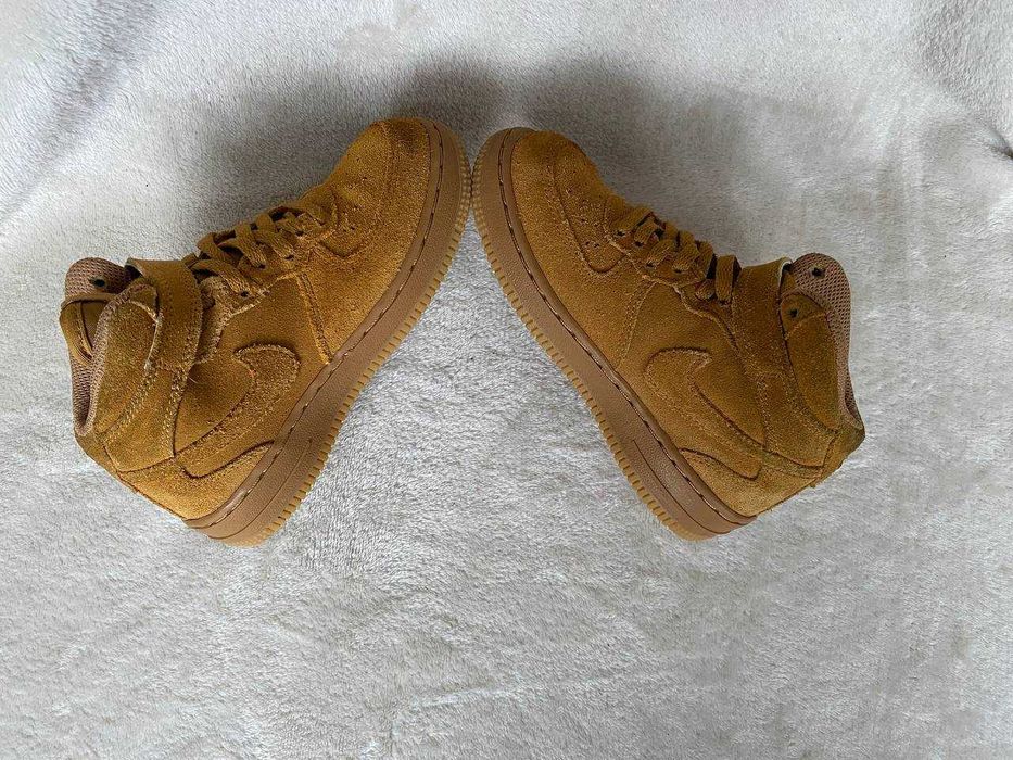 Високі замшеві Кросівки хайтопи  черевики Nike Air Force  розм 29,5