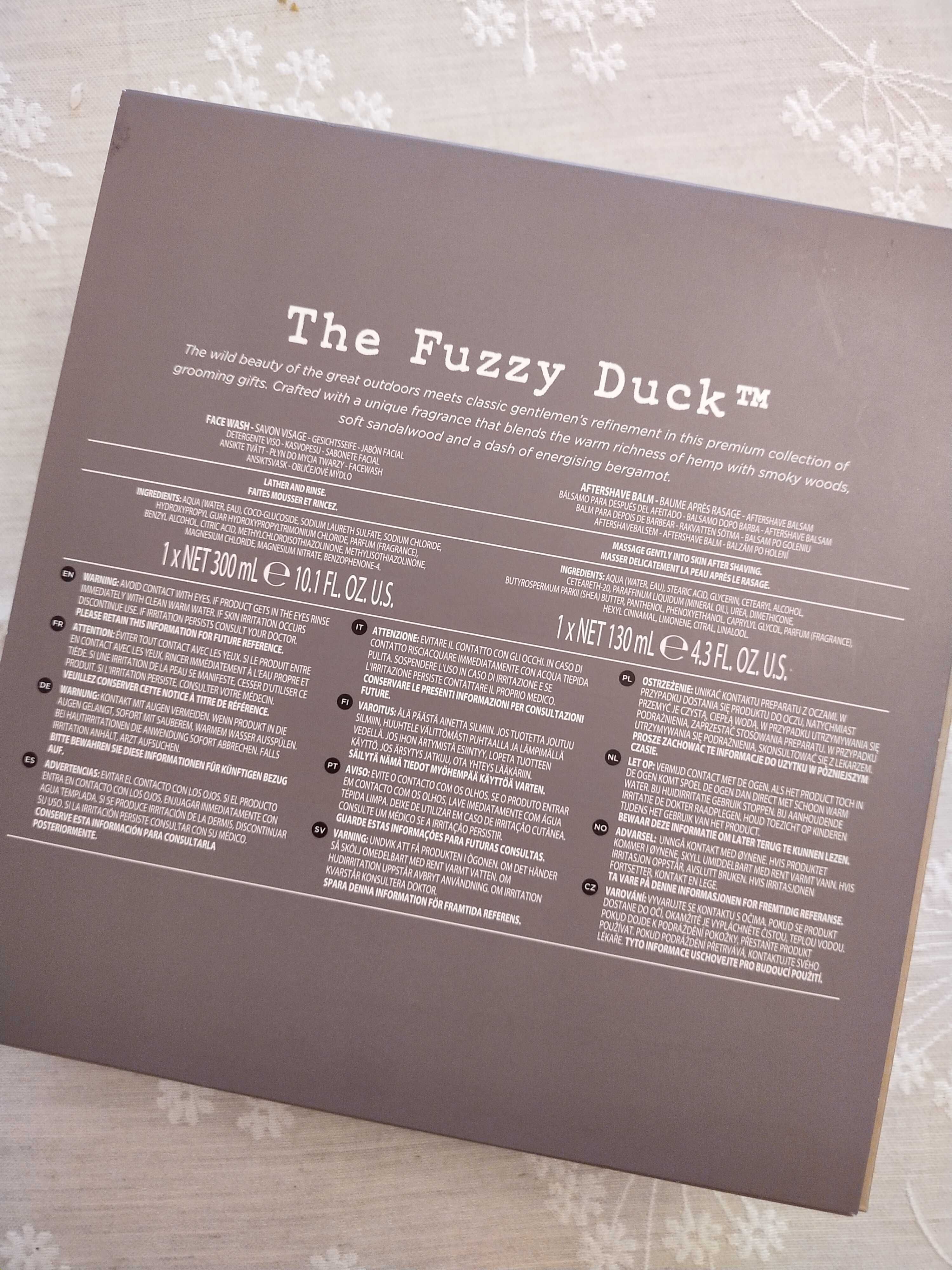 Zestaw dla mężczyzn balsam po goleniu, żel do mycia twarzy Dizzy Duck