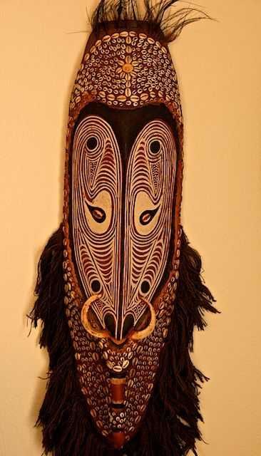 Máscara Africana Antiga de Cerimónia