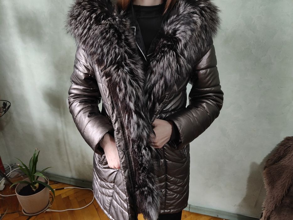 Зимова куртка,парка з еко покриттям