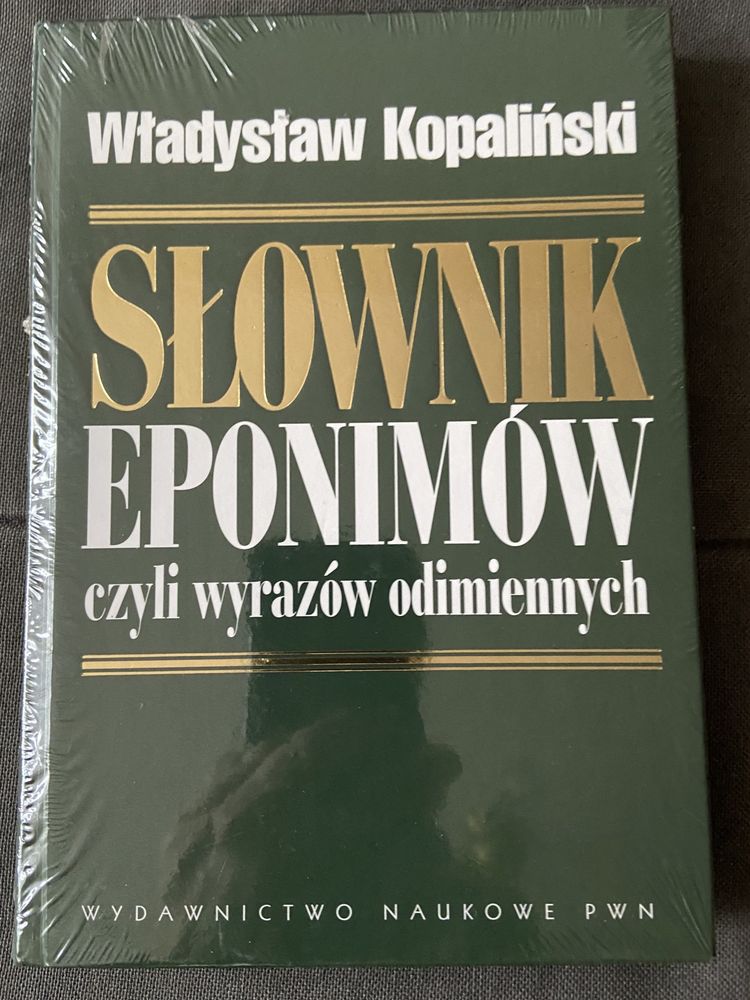 Słownik eponimow czyli wyrazów odimiennych W. Kopalinski