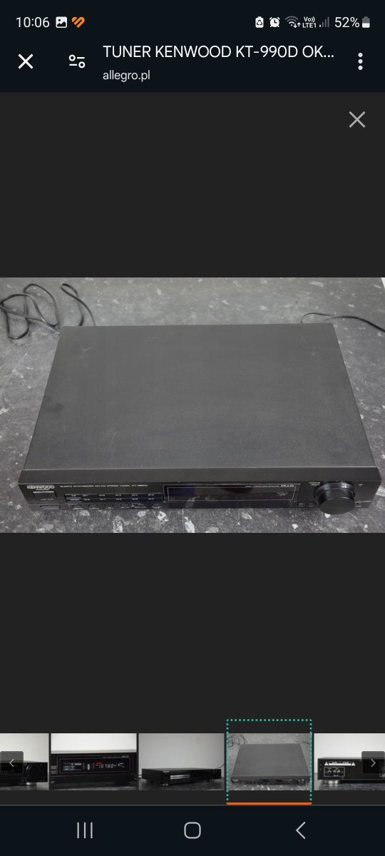 Tuner KENWOOD KT-990D Okazja oryginał JAPAN