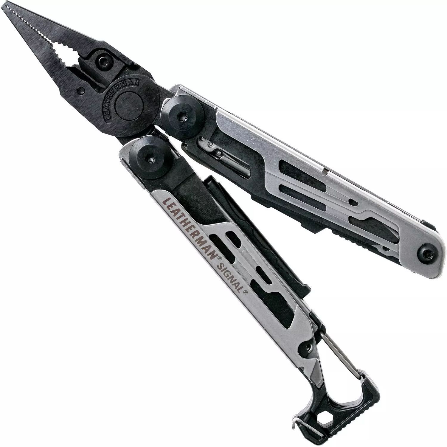 Мультитул Leatherman Signal Black & Silver, синтетичний чохол 832625