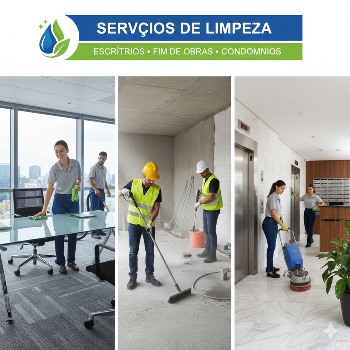 Limpezas de escritórios e lojas