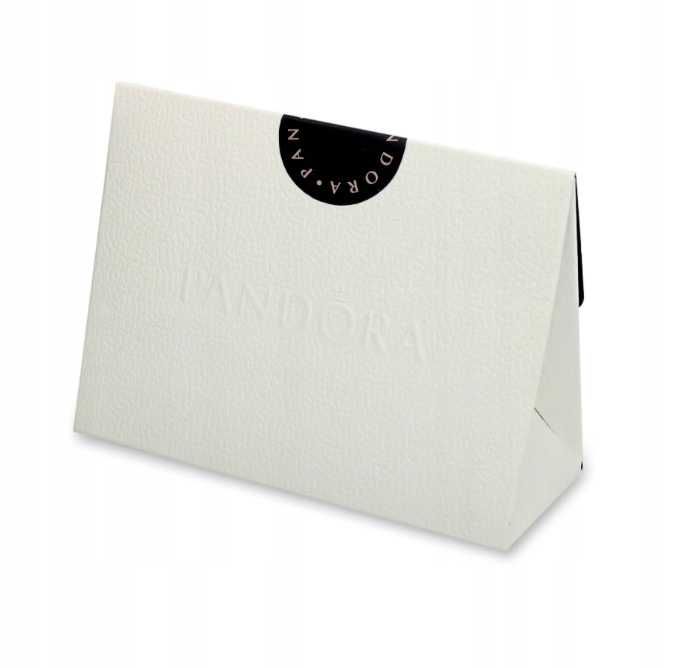 PANDORA Moments bransoletka srebrna skórzana granatowa 20,5cm +PUDEŁKO