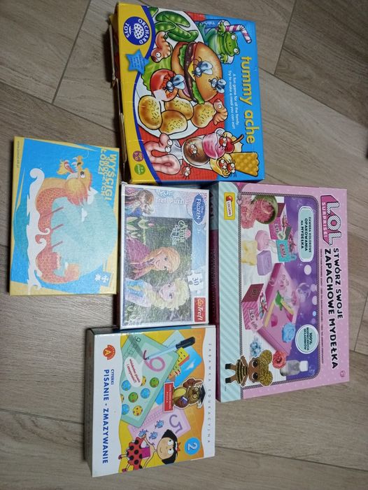 Gry puzzle fabryka mydełek lol zestaw