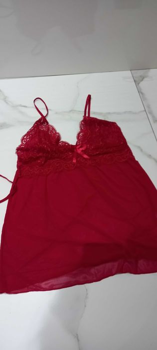 Koszulka nocna seksowna czerwona NOWA , rozmiar M