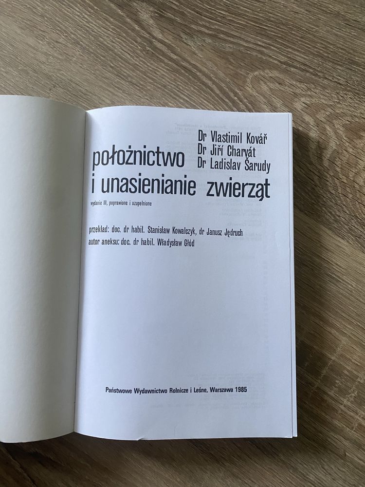 Położnictwo i unasienianie zwierząt