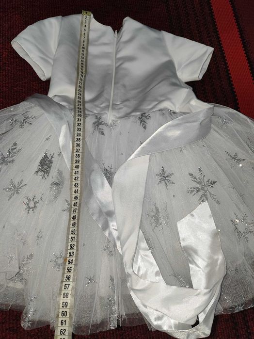 Плаття сніжинки на Новий рік