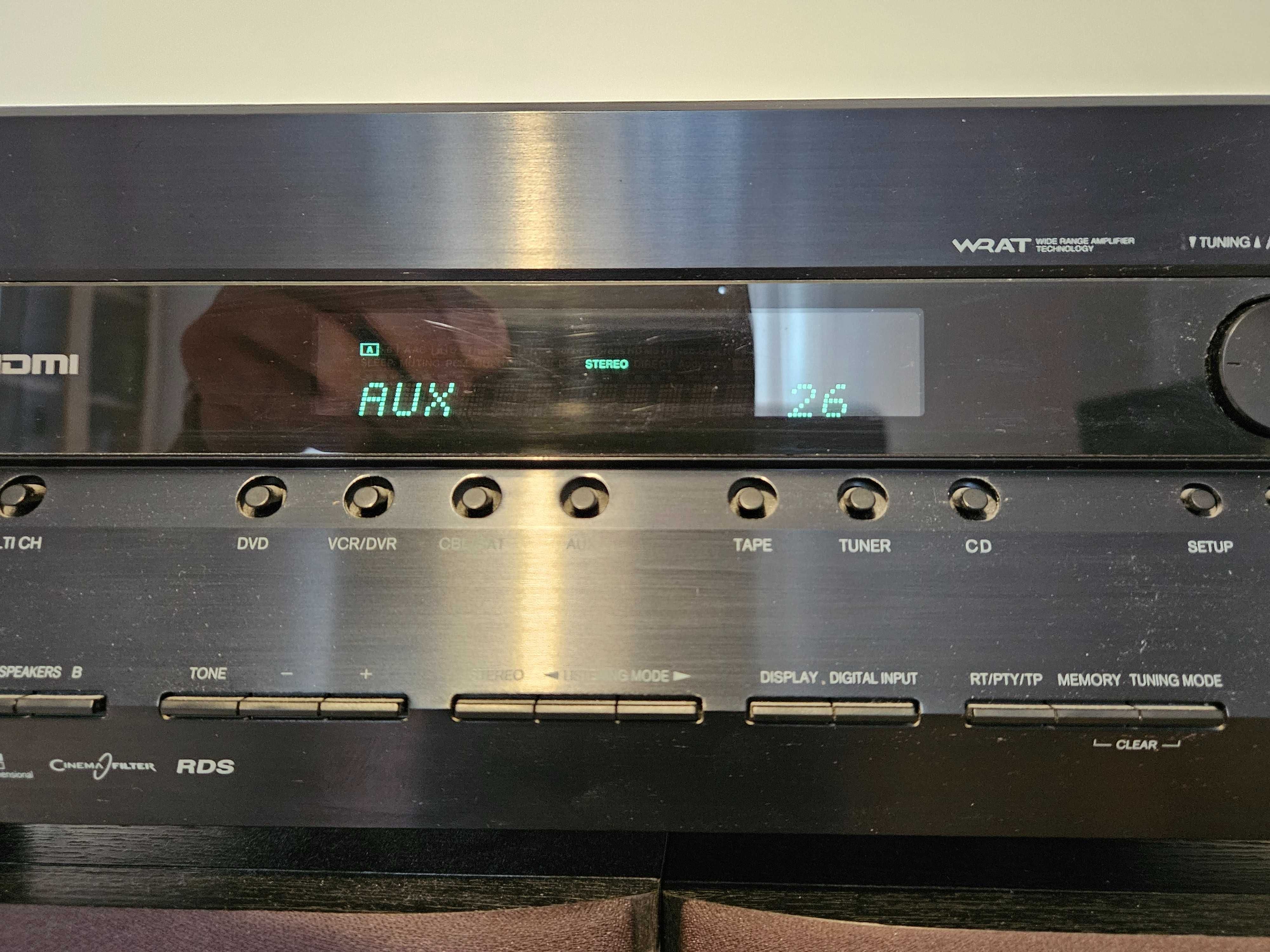 Zestaw stereo Onkyo TX-SR505E i kolumny Mission M34I - świetny stan