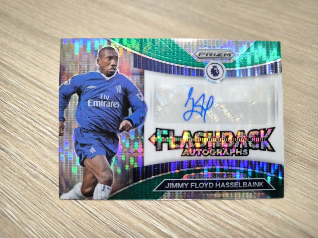 Karta Jimmy Floyd Hasselbaink autograf panini