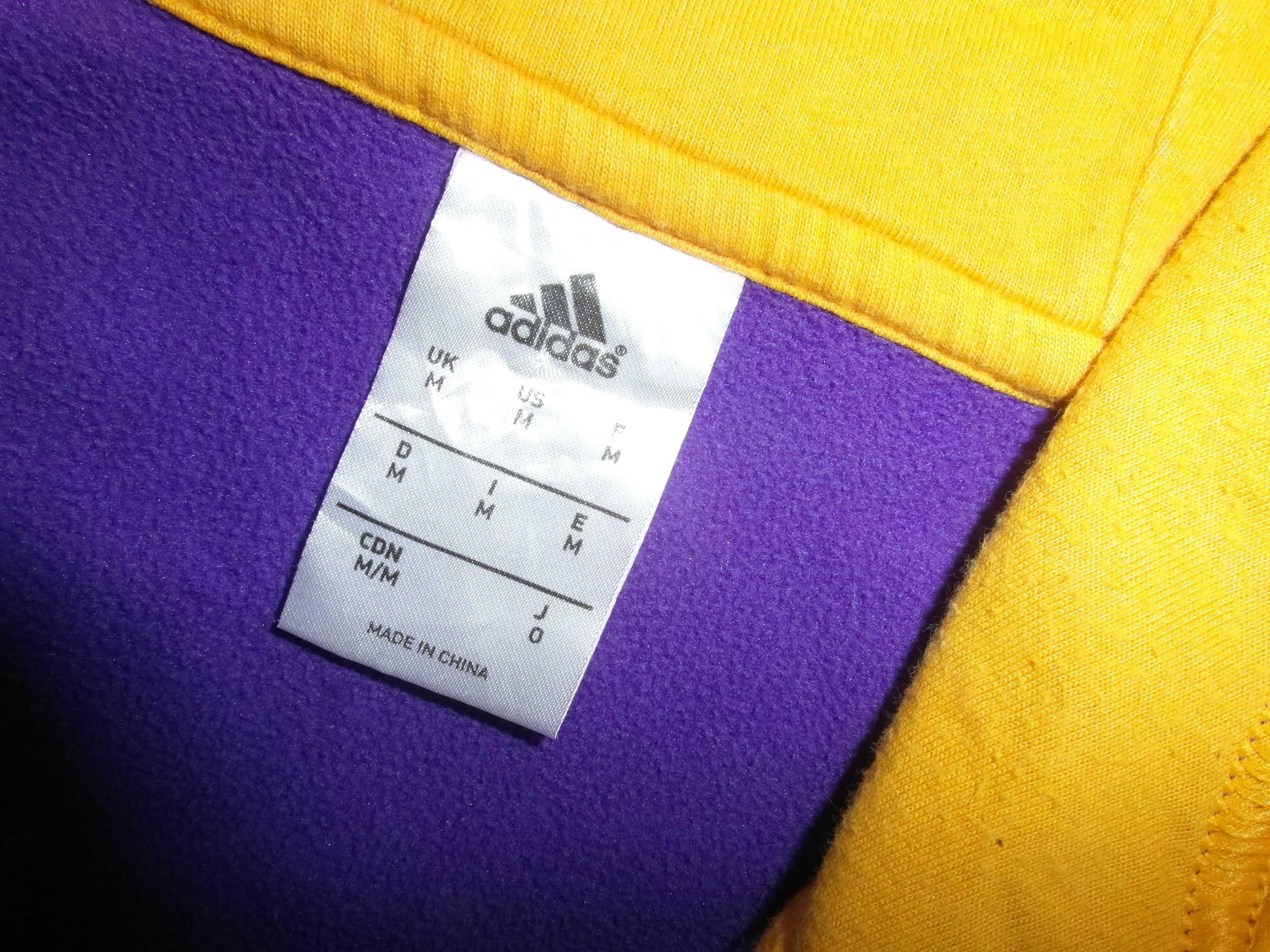 Los Angeles Lakers NBA Adidas Bluza Męska z kapturem M