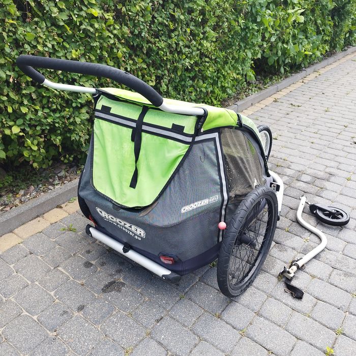 Przyczepka rowerowa jogger wózek dziecięca dwuosobowa Croozer Kid 2 3w