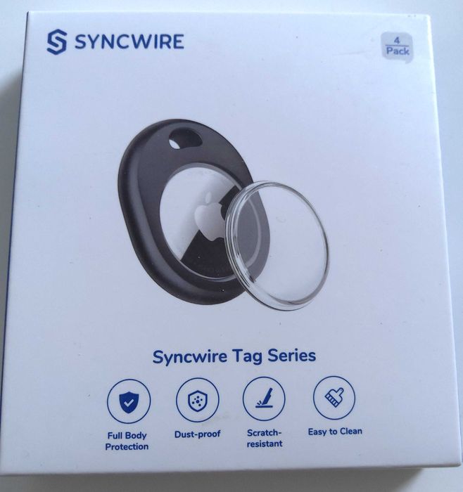 4-pak Etui na Air Tag AirTag odporne na wstrząsy i zarysowania
