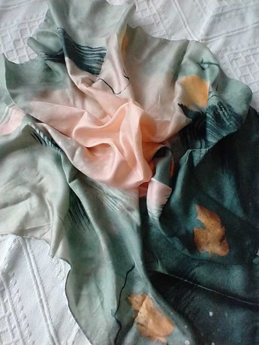 Apaszka jedwabna ręcznie malowana