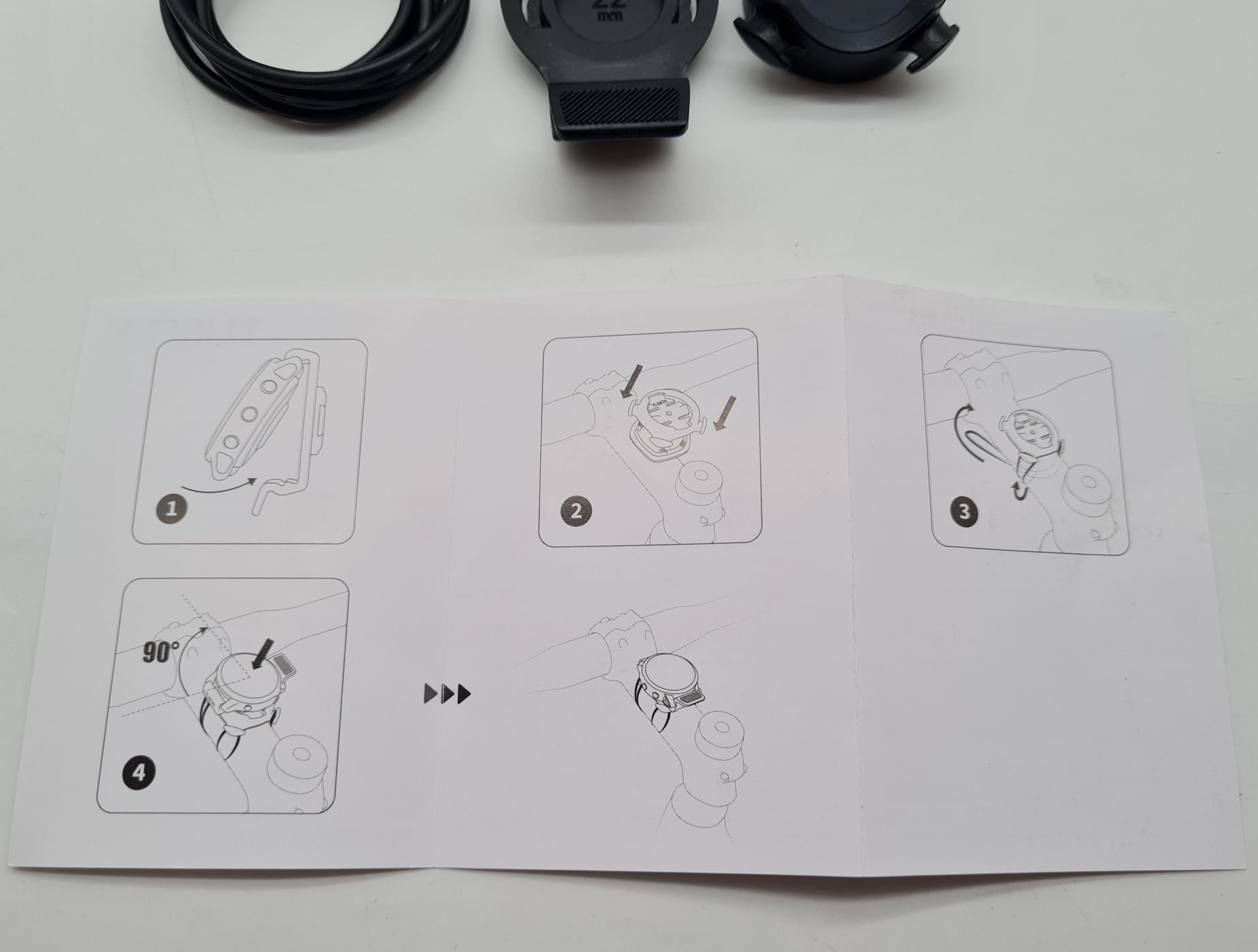 Uchwyt Rowerowy na Smartwatch Kompatybilny z Garmin Fenix 22mm