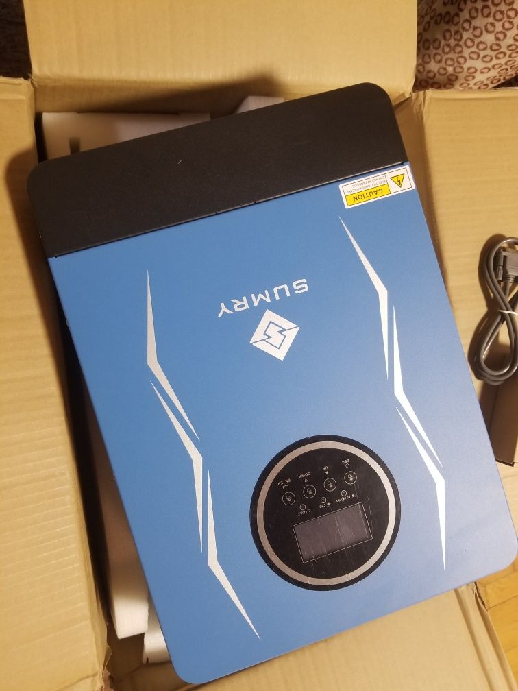 Гібридний інвертор 3.8кВт 24в Sumry SP-4200,WiFi,  MPPT, новий