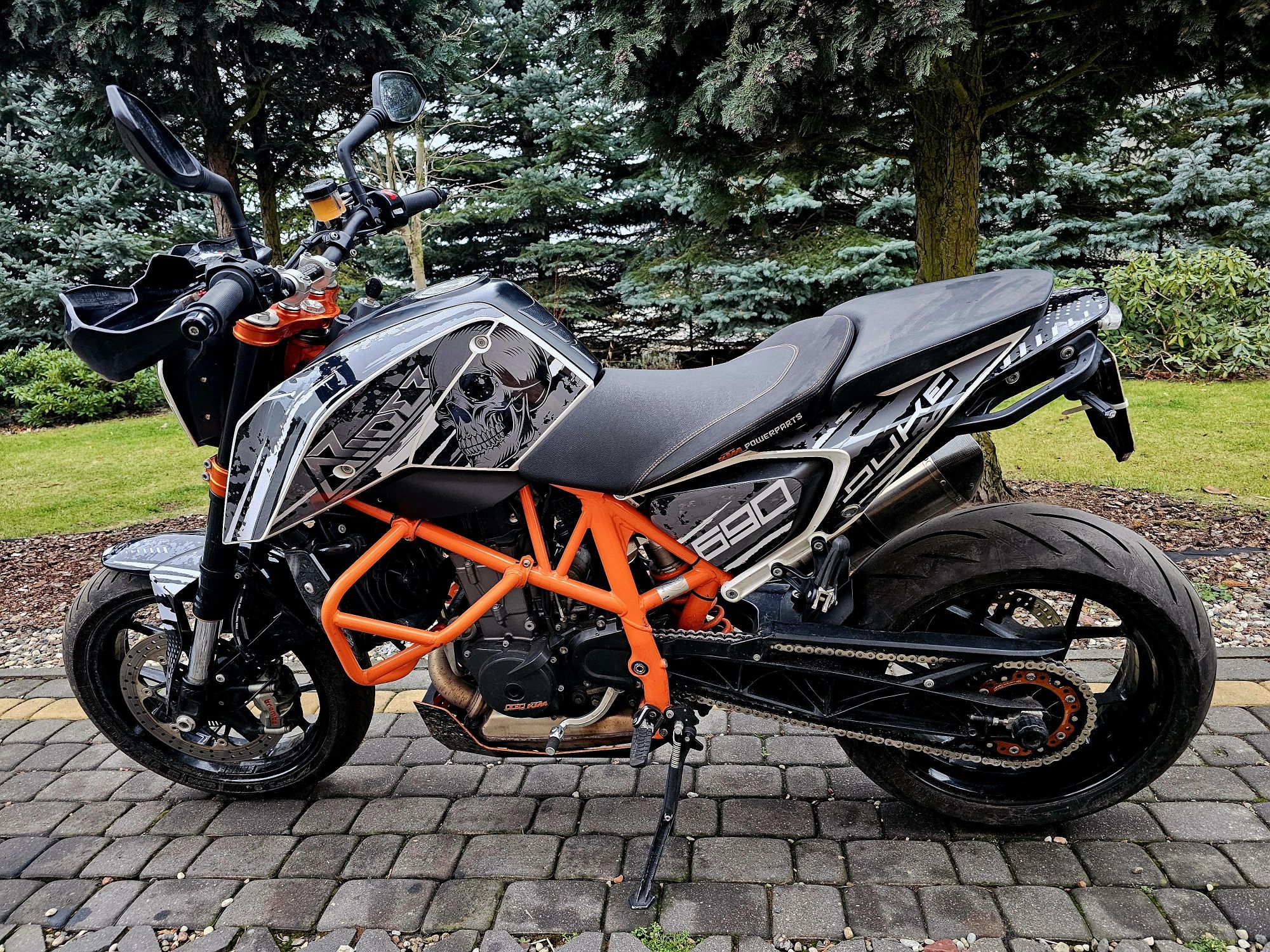 KTM DUKE 690R Acrapovic ABS 32kw zarejestrowany na A2  ORYGINALNA WERS