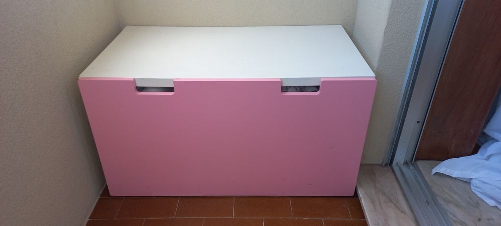 Banco c/arrumação p/brinquedos (NOVO PRECO)